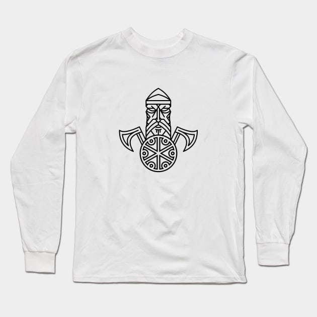 Perun: God of thunder Long Sleeve T-Shirt by ratoch